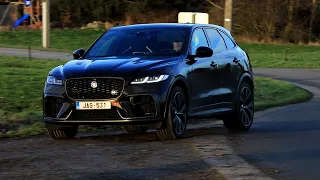 Test drive - Essai Jaguar F-Pace SVR 2022 5.0l V8 ! What a sound!