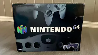 Nintendo 64 Noire Unboxing ASMR