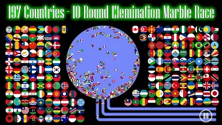 197 Countries - 10 Round Eliminations | WORLD MARBLE RACE #3