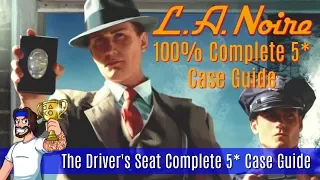 LA Noire - The Drivers Seat - Five Star Case Walkthrough - (LA Noire Platinum Trophy Guide)