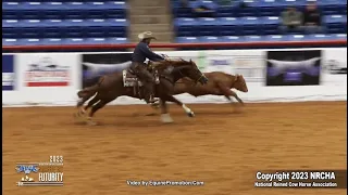 2023 NRCHA Snaffle Bit futurity Open Hackamore Finals Champion "Fancy Wasnt My Name"