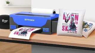 DTF Printer A3 L1800 DTF Transfer Printer T-shirt Printing Machine with DTF Roll Holder Print A3