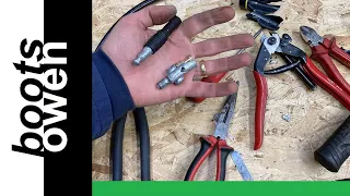 Picking, cutting and destroying a cheap, generic, simple bicycle cable lock