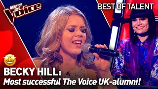 Singer-Songwriter Becky Hill on The Voice: from the Blind Auditions to the Semi-Finals!