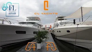 FLIBS 2019 - CL Yachts - CLA 76 & CLB 72 - Yin Yang styling!