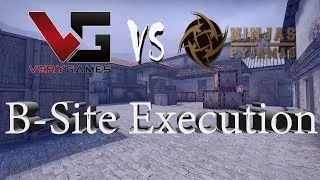 CS:GO VeryGames vs NiP - de_mirage B-Site Execution @ SLTV 2013 Finals