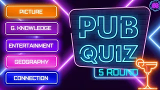 Pub Quiz Showdown: Test Your Knowledge! Pub Quiz 5 Rounds. No 66