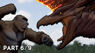 Rodan vs Kong (2017) | Animation