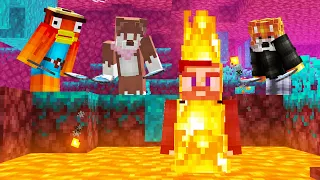 Minecraft but if I Die my Friends LOSE (Nether Edition)