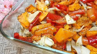 Amazing Pumpkin Dish! Such Dinner can be eaten even at night! Pumpkin in the oven