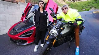 WE RACED! (McLaren 720s vs Lamborghini Ducati Bike)