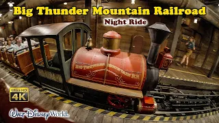 Big Thunder Mountain Railroad at Night On Ride Low Light 4K POV Walt Disney World 2023  03 25