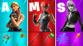 The SWEATIEST Fortnite Skin Combos Of Each Letter