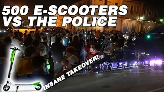 COPS VS SCOOTERS! Insane Los Angeles Lime Scooter TAKEOVER! #2