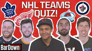 CAN YOU PASS THIS QUIZ ON NHL TEAMS?