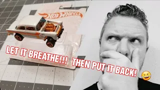 How to open Hot Wheels without damaging the card and blister!