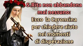 S.Rita non abbandona mai nessuno: ecco la Coroncina per chiedere aiuto nei momenti di disperazione