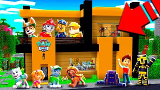 LA PAW PATROL VIVE EN CASA DE MASSI EN MINECRAFT 😱