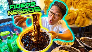 LOS FIDEOS NEGROS COREANOS ¿A QUÉ SABE LA COMIDA CHINA-COREANA?