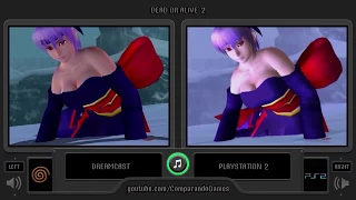 Dual Longplay [13] Dead or Alive 2 (Dreamcast vs Playstation 2) Kasumi Playthrough