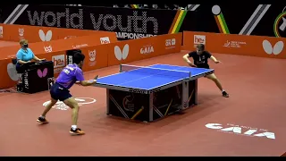 2021 World Youth Championships Final. Xiang Peng - Samuel Kulczycki