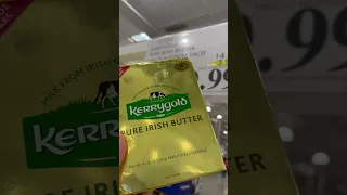 kerrygold Irish ☘️ butter 🧈 Costco sale! #shorts