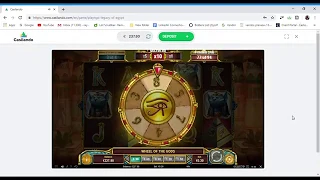 Huge win on Legacy of Egypt 100 spins on 10x