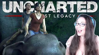 This Is AMAZING | Uncharted The Lost Legacy | Pt. 3 | Blind Gameplay (We Ride An Elephant!)