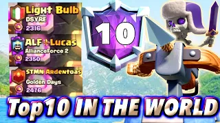 IM TOP10 IN THE WORLD with 3.0X-bow☺️-Clash Royale