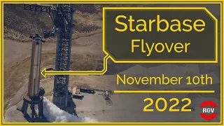 SpaceX Starbase, Tx Flyover