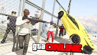 РАСПЛЮЩЬ ТАЧКОЙ СНАЙПЕРА! ЭПИК В GTA 5 ONLINE #187