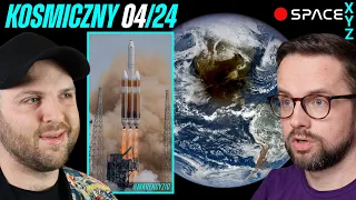 Ostatni start rakiety Delta IV Heavy, zaćmienie słońca w USA, Starship v3 - Space XYZ