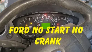 Ford no Start no Crank / immobilizer ECU problems