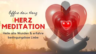 Herzmeditation ❤️ Alte Wunden Heilen & Bedingungslose Liebe Erfahren ❤️ ✯ auch zum Einschlafen ✯