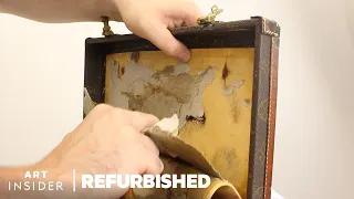 How A $4,000 Louis Vuitton Vanity Case Is Professionally Restored | Refurbished