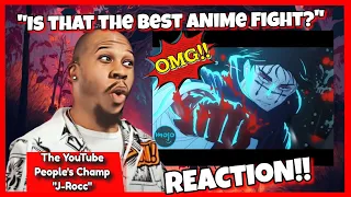 Top 10 Anime Fights That Raised The Bar- REACTION #anime