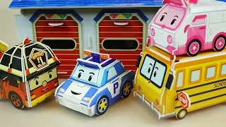 Poli Paper car toys - How to Make Robocar Poli bus & car toys