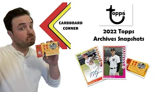 ON-CARD AUTOS! 2022 Topps Archives Snapshots Baseball 3 Box Break! NICE VALUE #topps #baseballcards
