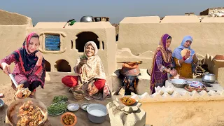 Traditional Village life routine of Pakistani village women | Cooking most delicious village Food