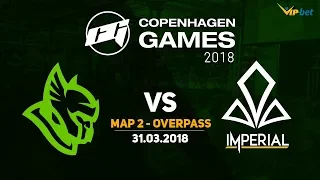 Heroic vs Imperial @ Copenhagen Games 2018 FINAL, Map 2 de_overpass