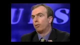 Question Time (Nov 2002) — Peter Hitchens, Tony Benn, Francis Maude, Matthew Taylor and Janet Ryder
