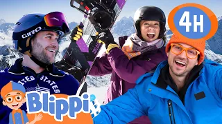 Blippi's Winter Olympics Special! ⛸️🏂 | Blippi | Preschool Learning | Moonbug Tiny TV