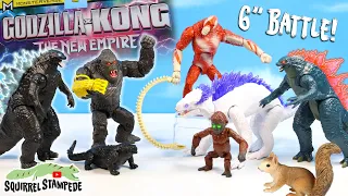 Godzilla X Kong The New Empire Action Figure Collection Review with Frost Titan Shimo!