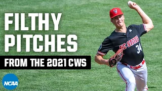 Nastiest pitches from the 2021 College World Series