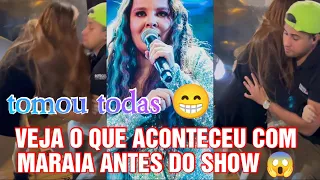DE 👁️ NOS STORY/ cantora maiara da dupla com MARAÍSA 😱 leva tombo antes do show