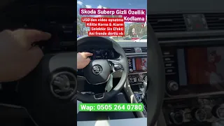 Skoda Superb USB video oynatma Gizli Özellik Kodlama