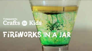 DIY Fireworks in a Jar | Crafts for Kids | PBS KIDS for Parents