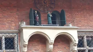 Przemarsz króli, grający zegar - Uniwersytet Jagielloński, Kraków 2022