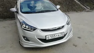 Full LED фары на Hyundai Avante MD