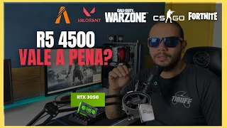 RYZEN 5 4500 VALE A PENA? | Testando em vários jogos com a RTX 3050